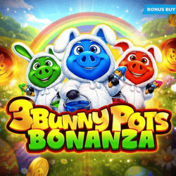 3 Bunny Pots Bonanza