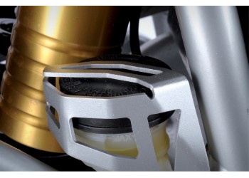 Защита заднего бачка тормозной жидкости BMW R1200GS LC / ADV - серебро
